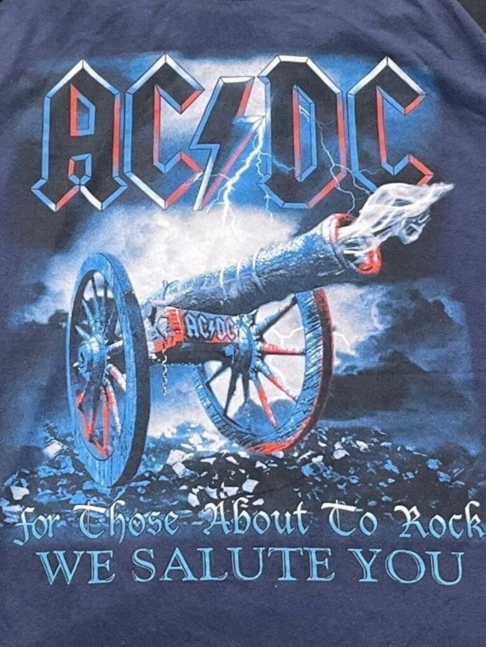 ACDC Preowned XL 3/4 Sleeve T-shirt